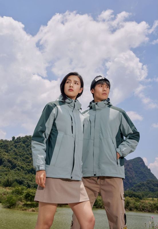 拼色搖粒絨外套